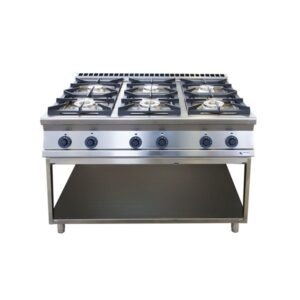 gasztrometal gt6 912se 6 egos gaztuzhely nyitott taroloval