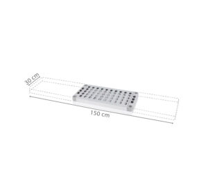 polclap aluplast allvanyhoz 30 cm es melyseggel 1500x300 mm bre153