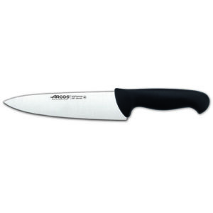 2900 szakacskes fekete markolatu 20 cm ARC292125