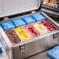 Fagylaltszállító thermoládák és jégakku