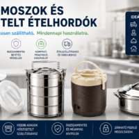 Ételtermoszok és hőszigetelt ételhordók