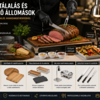 Látványtálalás és carving/szeletelő állomások