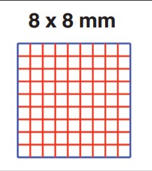 Precicut 8x8mm