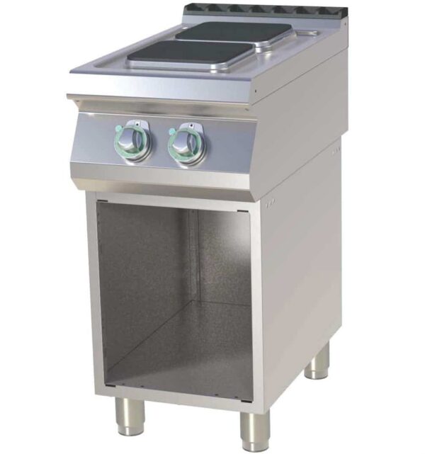 SPQ740E elektromos tuzhely 2 fozolappal nyitott tarolon