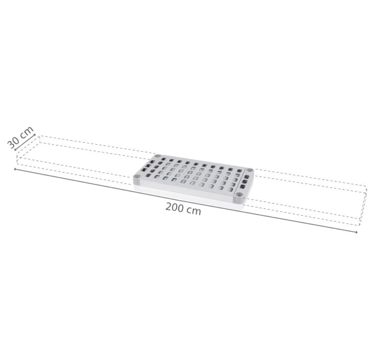 polclap aluplast allvanyhoz 30 cm es melyseggel 2000x300 mm bre203