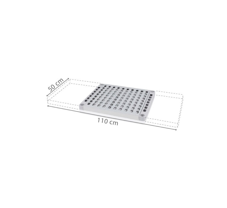polclap aluplast allvanyhoz 50 cm es melyseggel 1100x500 mm