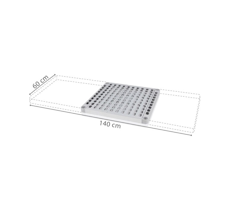 polclap aluplast allvanyhoz 60 cm es melyseggel 1400x600 mm